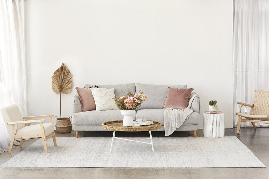 Zelda Silver Grey Rectangle Rug