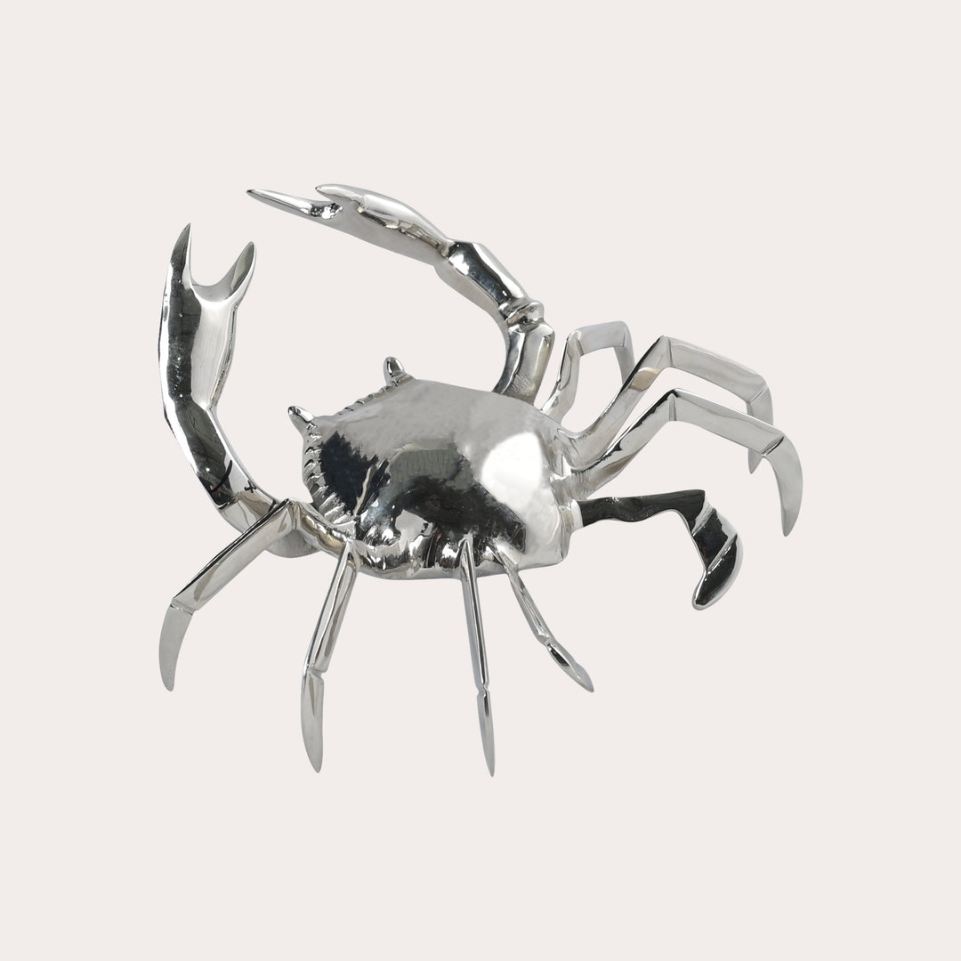 Crab Decorative Nickel Sculpture