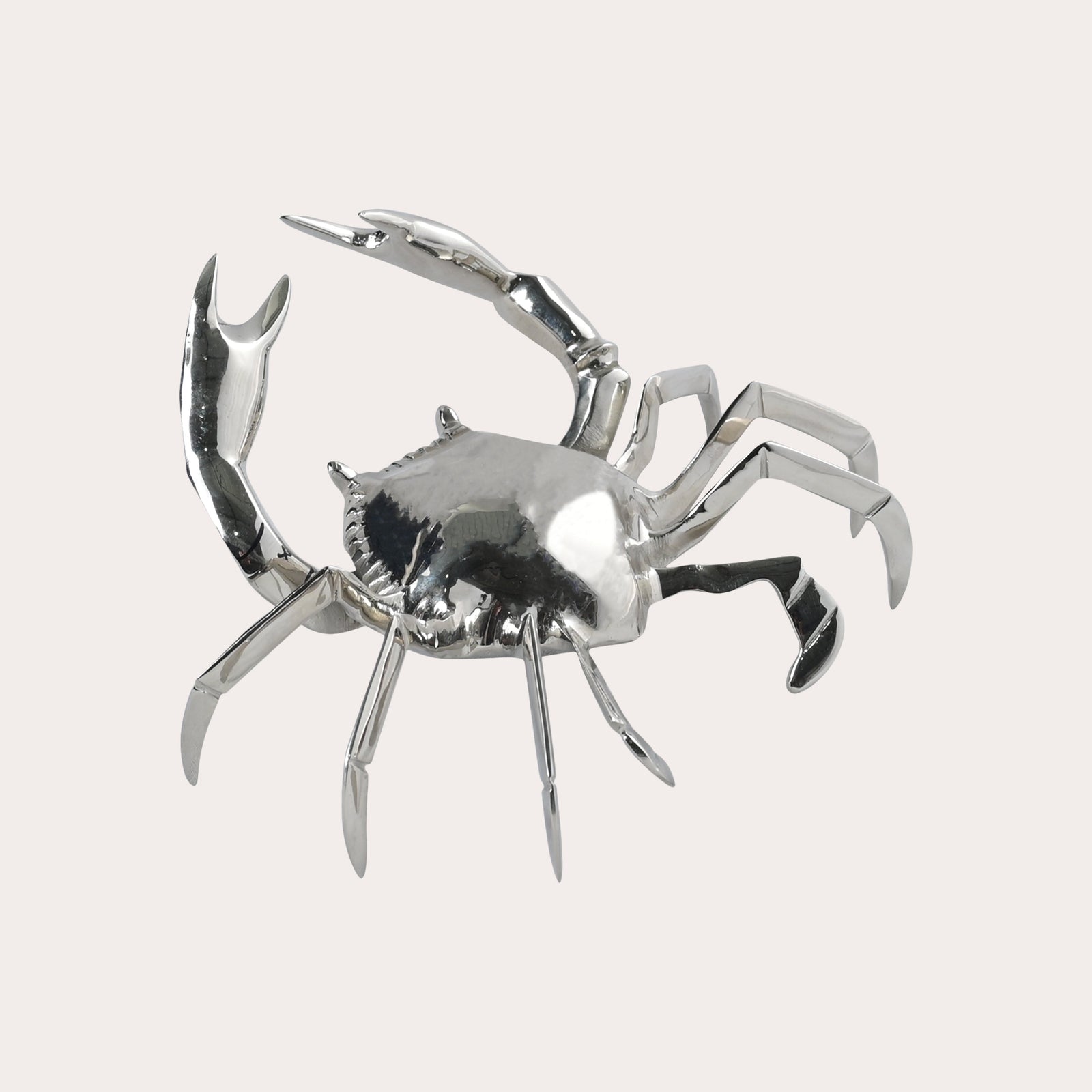 Crab Decorative Nickel Sculpture