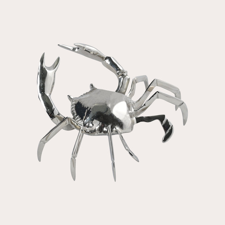 Crab Decorative Nickel Sculpture
