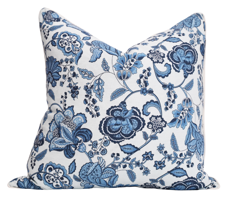 Blossom Linen Square Cushion - Cover Only