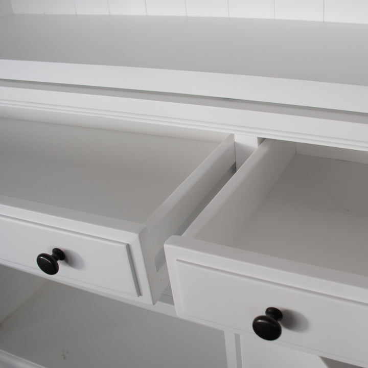 Oxford Two Bay Bookcase with Ladder