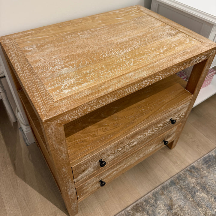 Elliot Medium Bedside Table - Double Wash