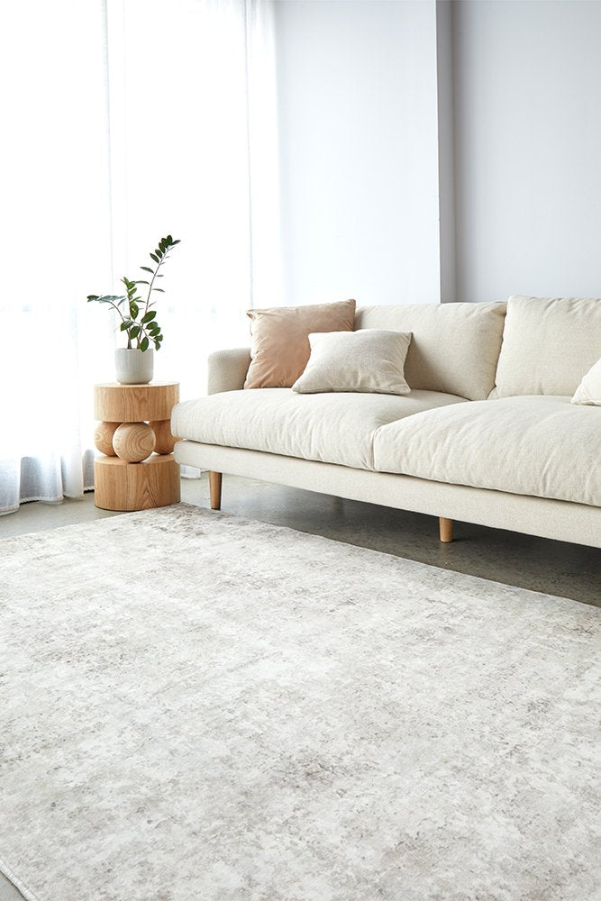 Isla Marble Natural Rectangle Rug