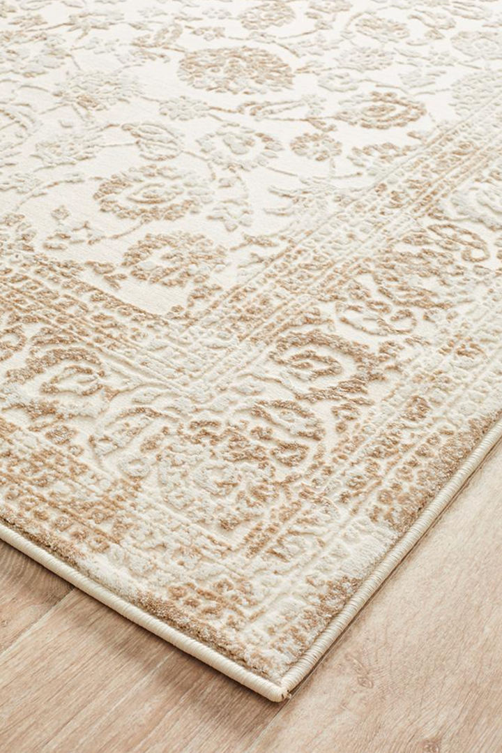 Opulence Transitional Cream Rectangle Rug