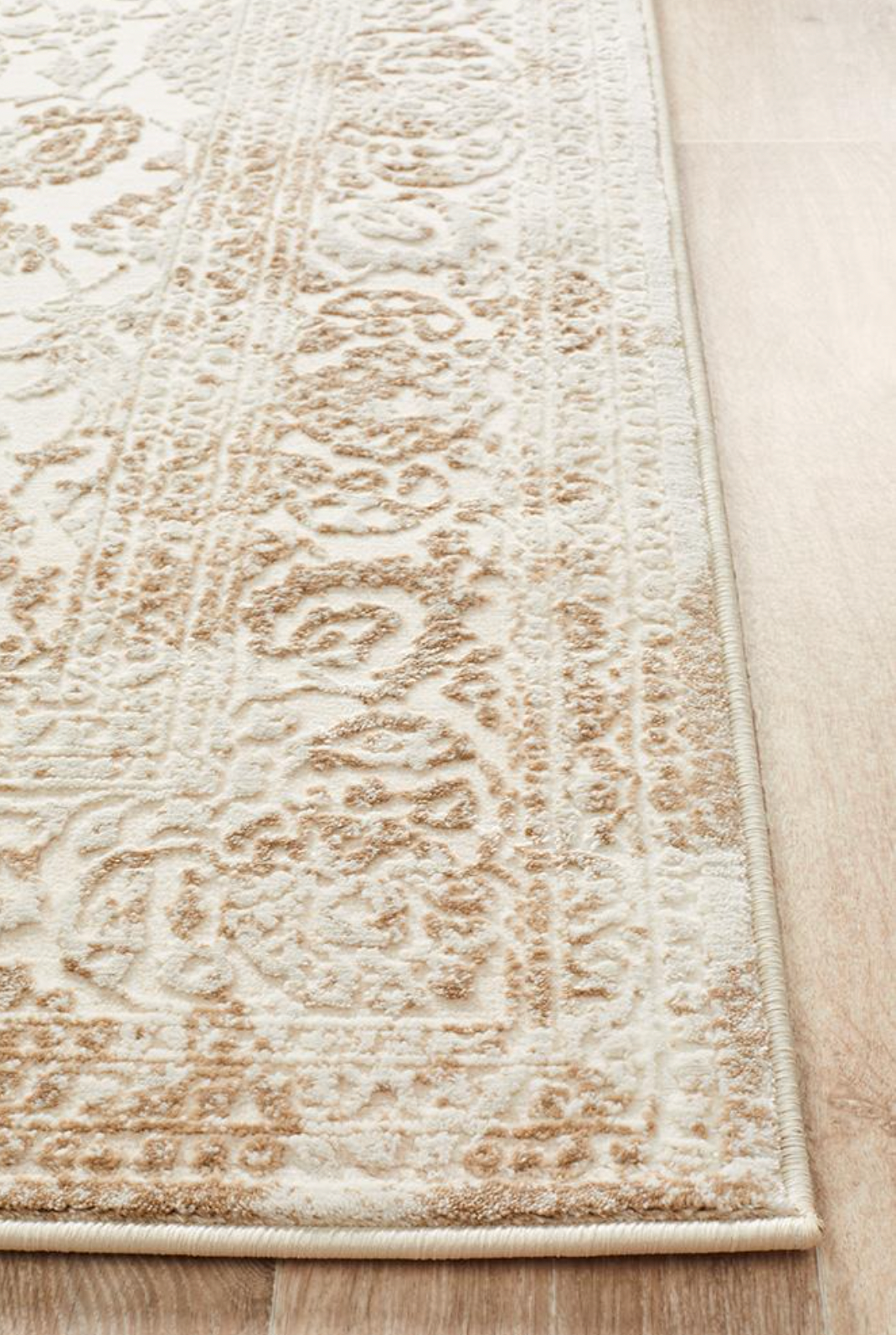 Opulence Transitional Cream Rectangle Rug