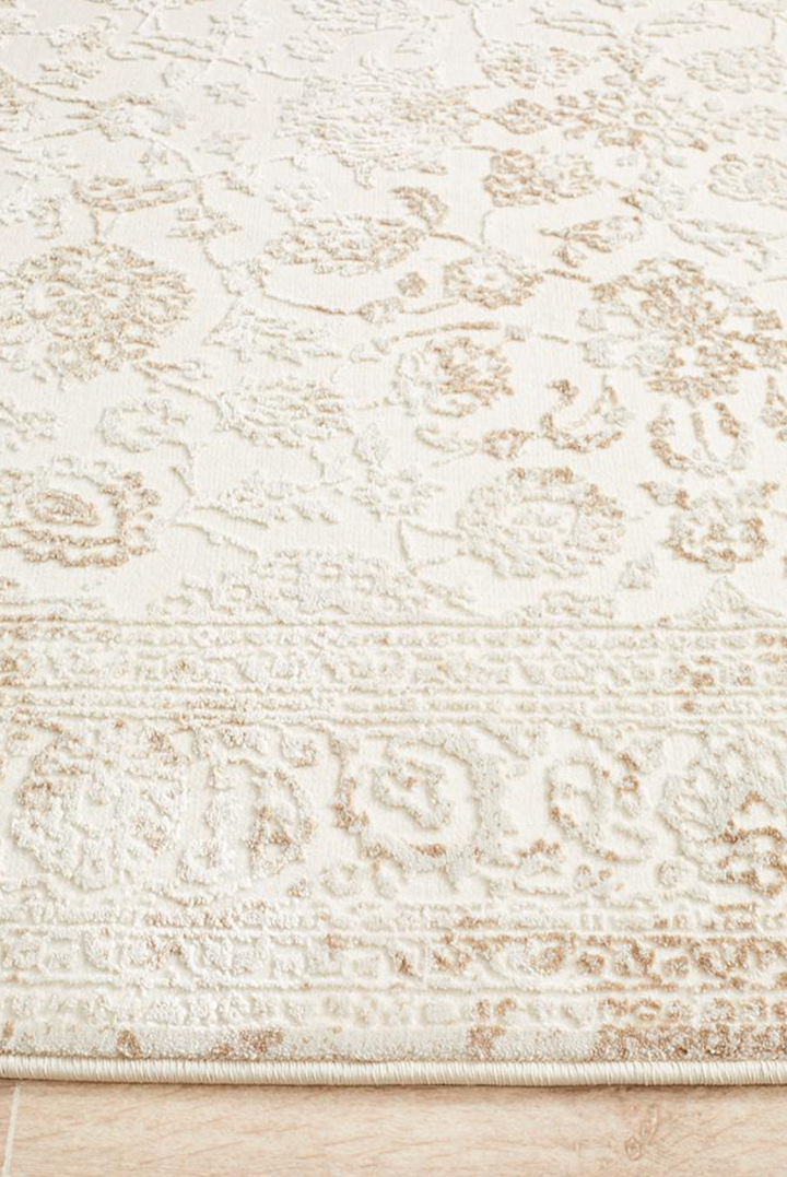 Opulence Transitional Cream Rectangle Rug