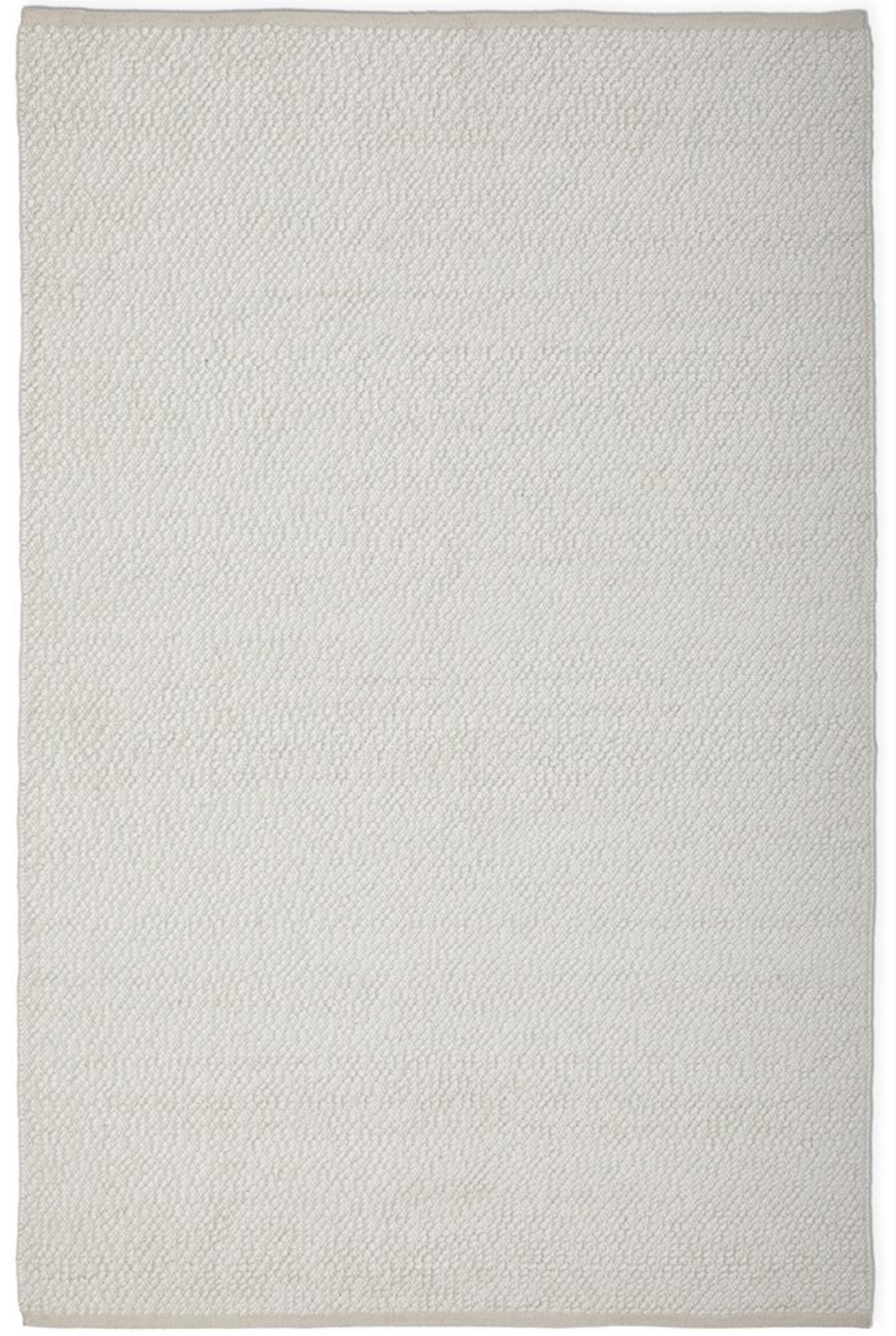 Boucle White Rectangle Rug