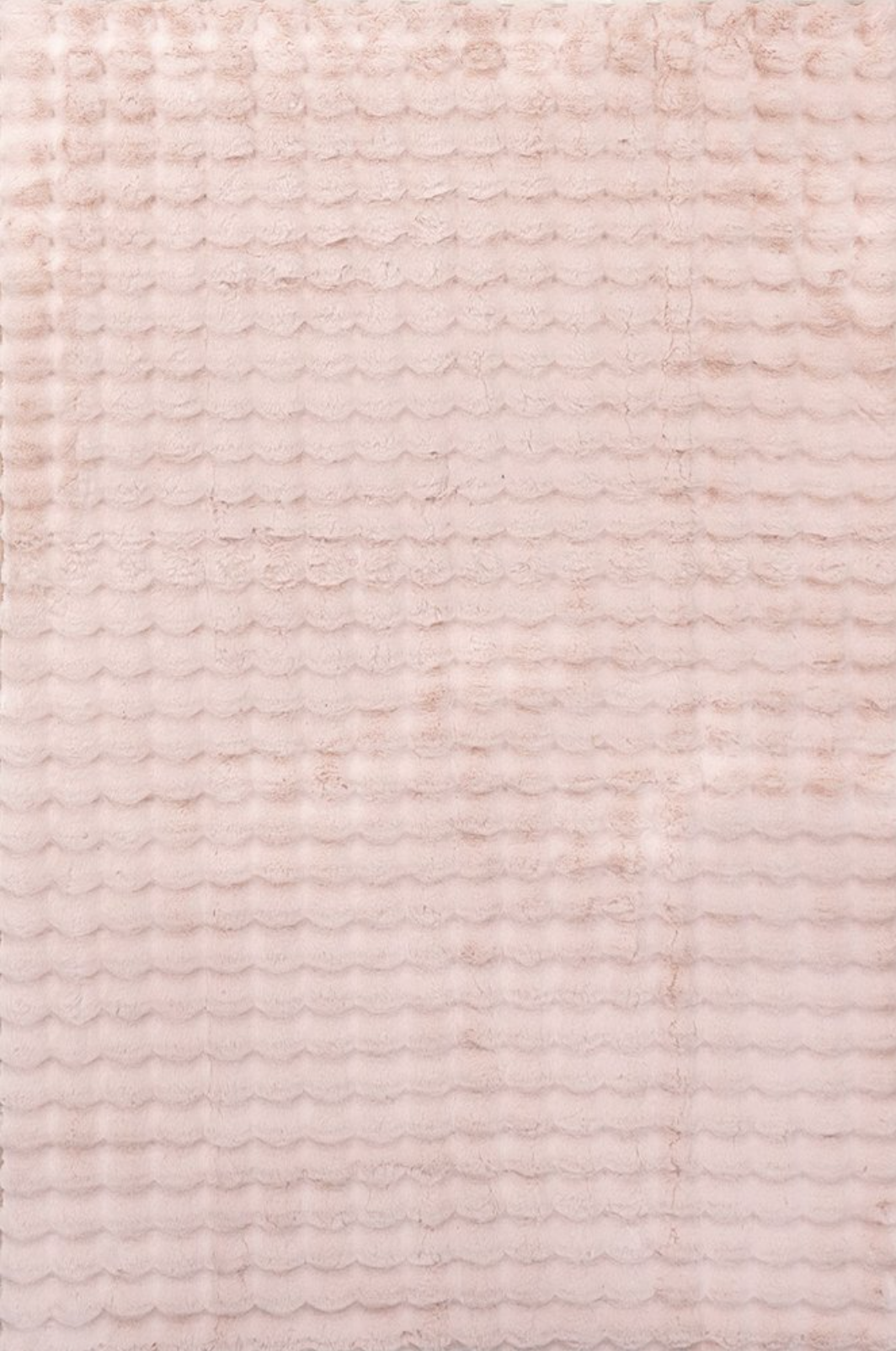 Bubble Blush Washable Rectangle Rug