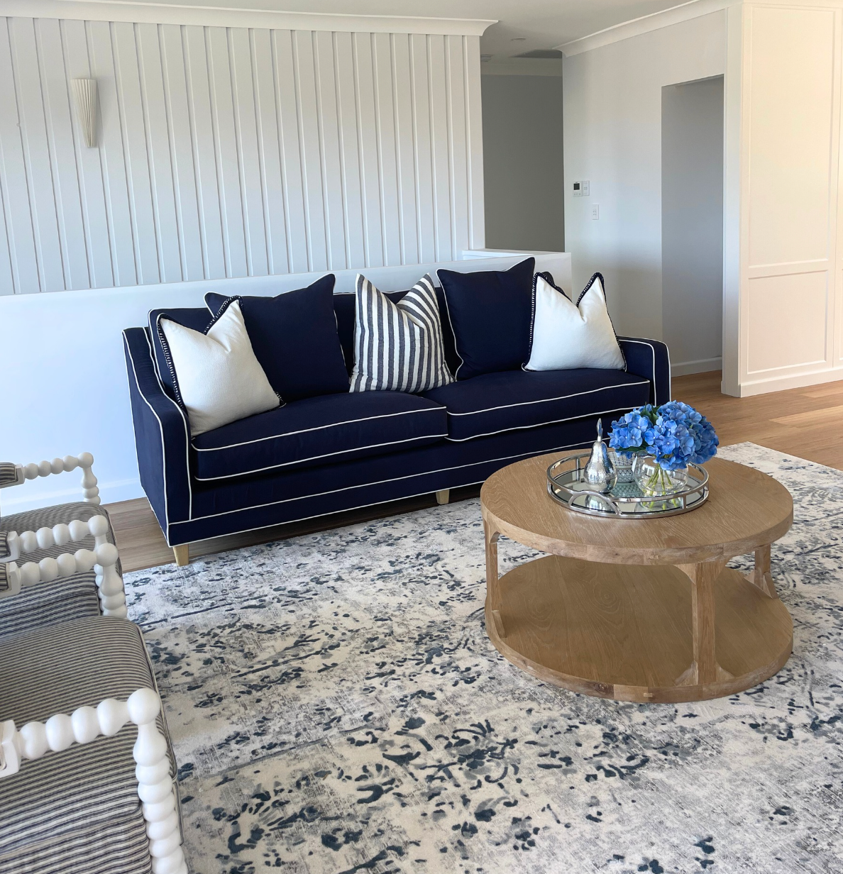 Martha 3 Seater Linen Lounge