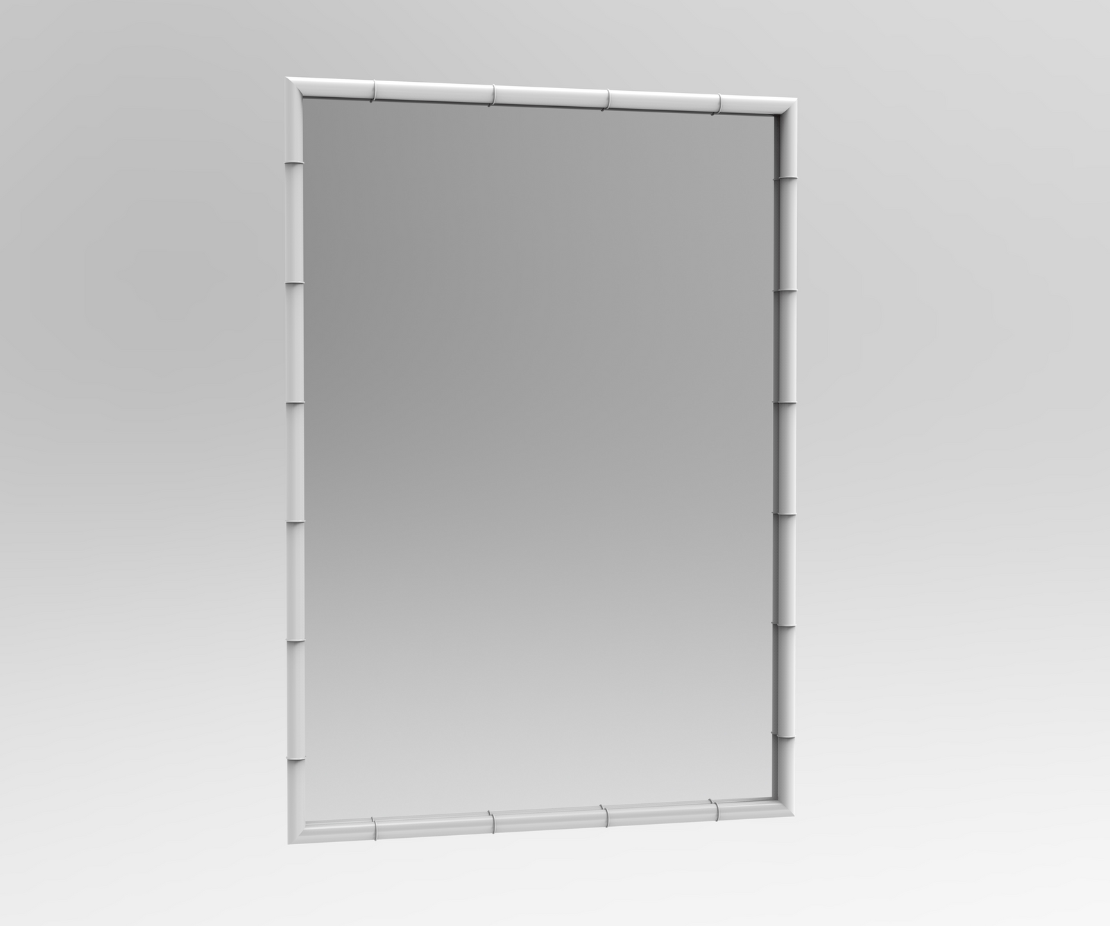 Eli Portrait White Rectangle Mirror