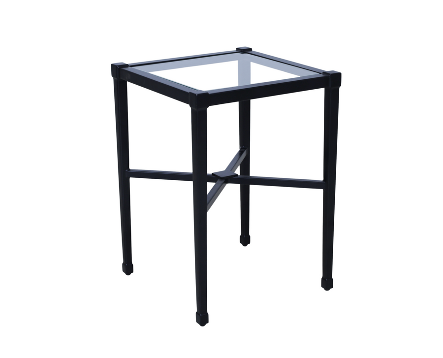 Amalfi Outdoor Black Side Table