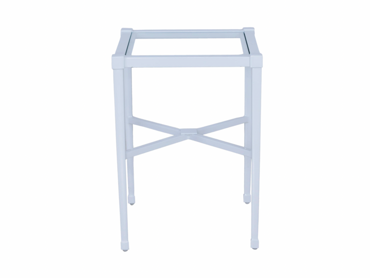 Amalfi Outdoor White Side Table