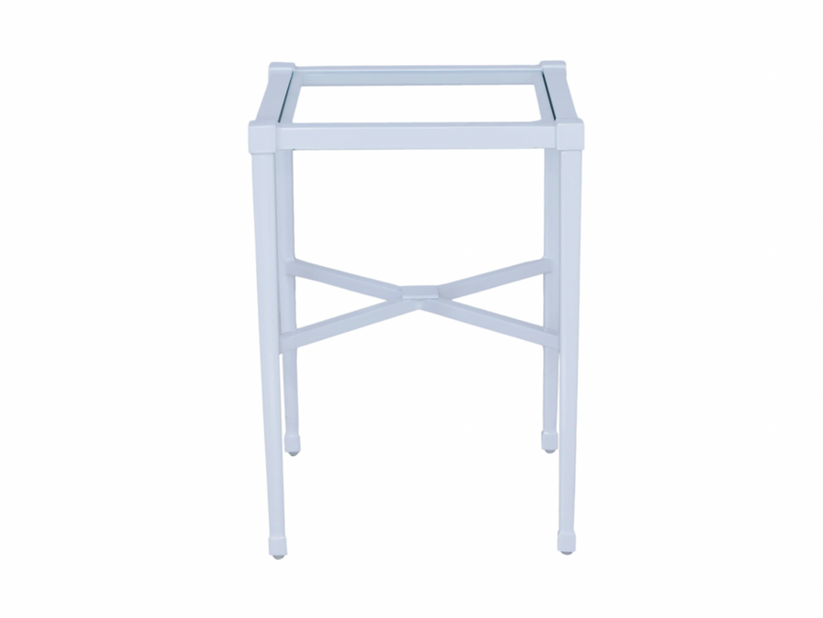 Amalfi Outdoor White Side Table