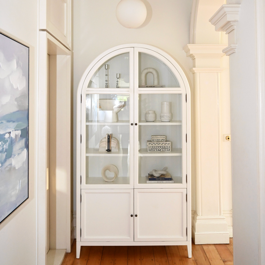 Arch Glass Display Cabinet - Sydney Floorstock