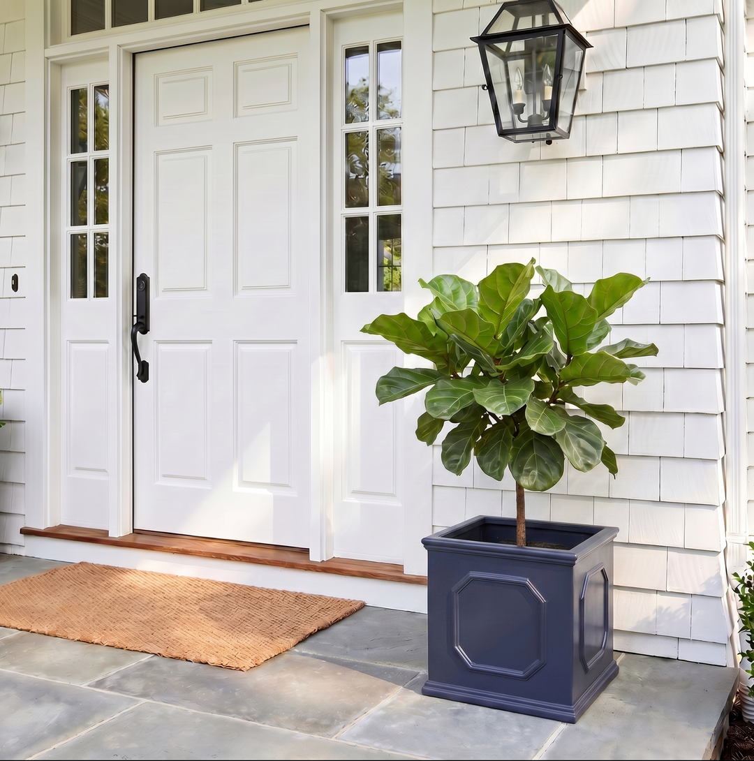Sorrento Square Fibre Clay Planter Box - Sydney Floor stock