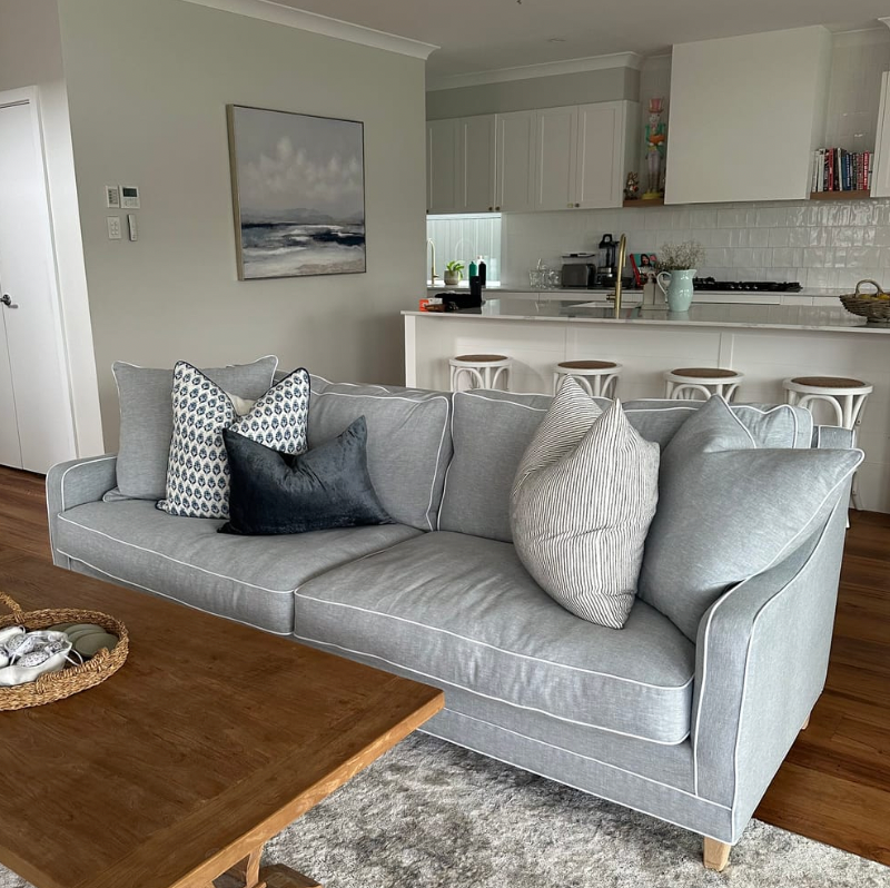 Martha 3 Seater Linen Lounge