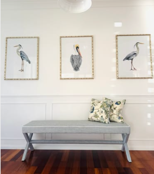 Lauren Linen Large Bench Seat Duck Egg Blue 160cm wide x 45cm deep x 49cm high