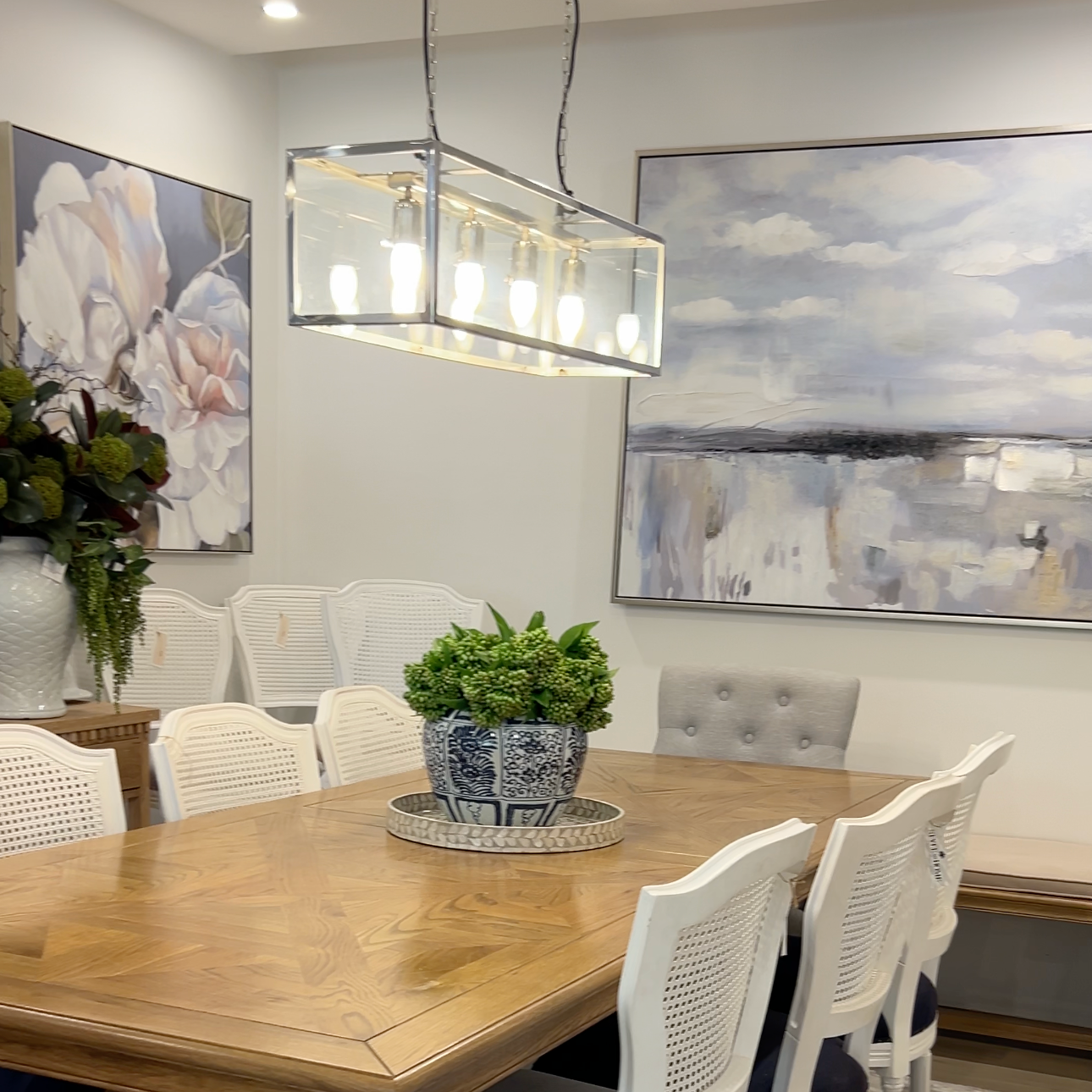 Denison Glass And Silver Pendant