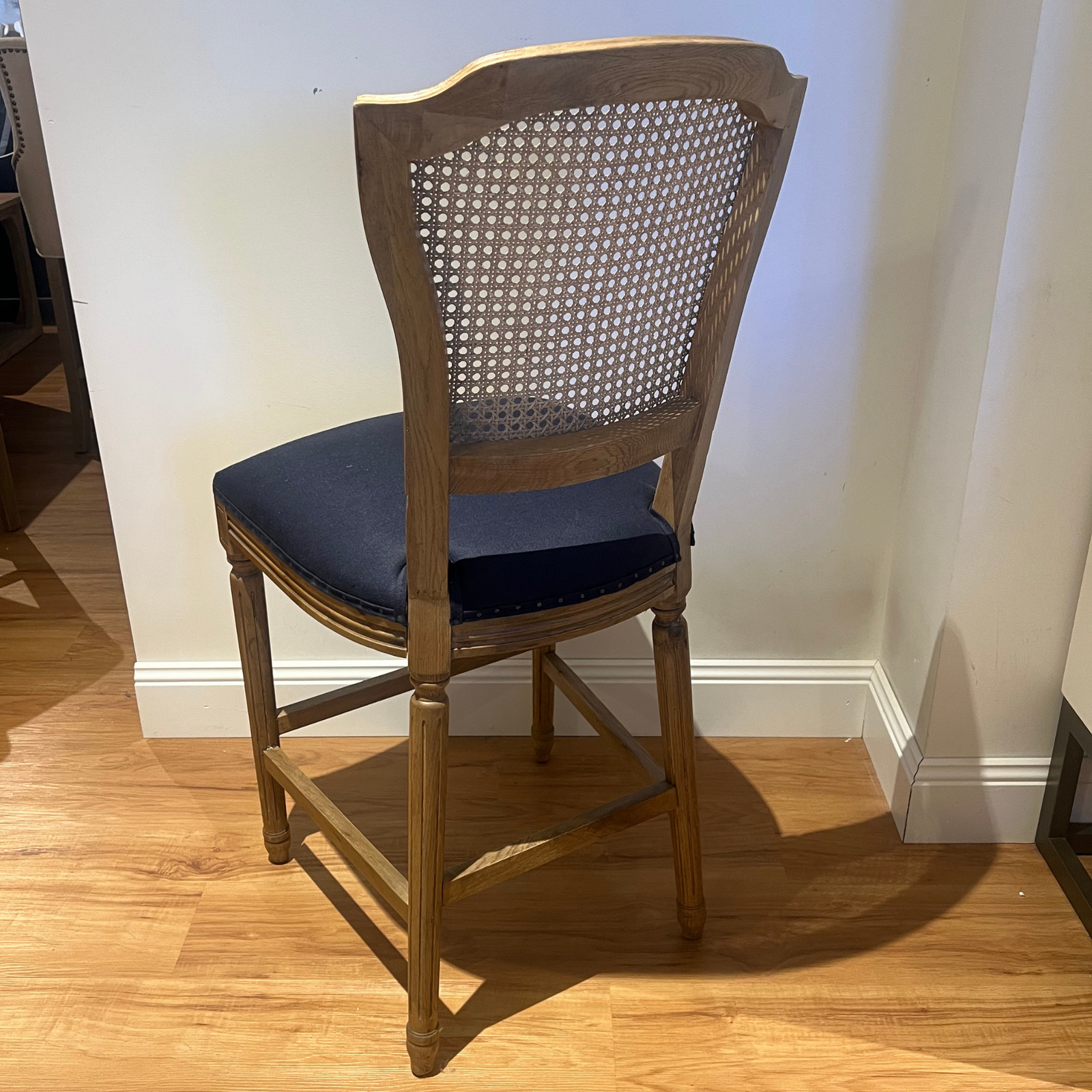 April Luxury Upholstered Kitchen Stool - Different batch