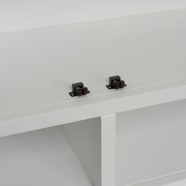 Manhattan Ridged Glass Large Entertainment Unit or Buffet