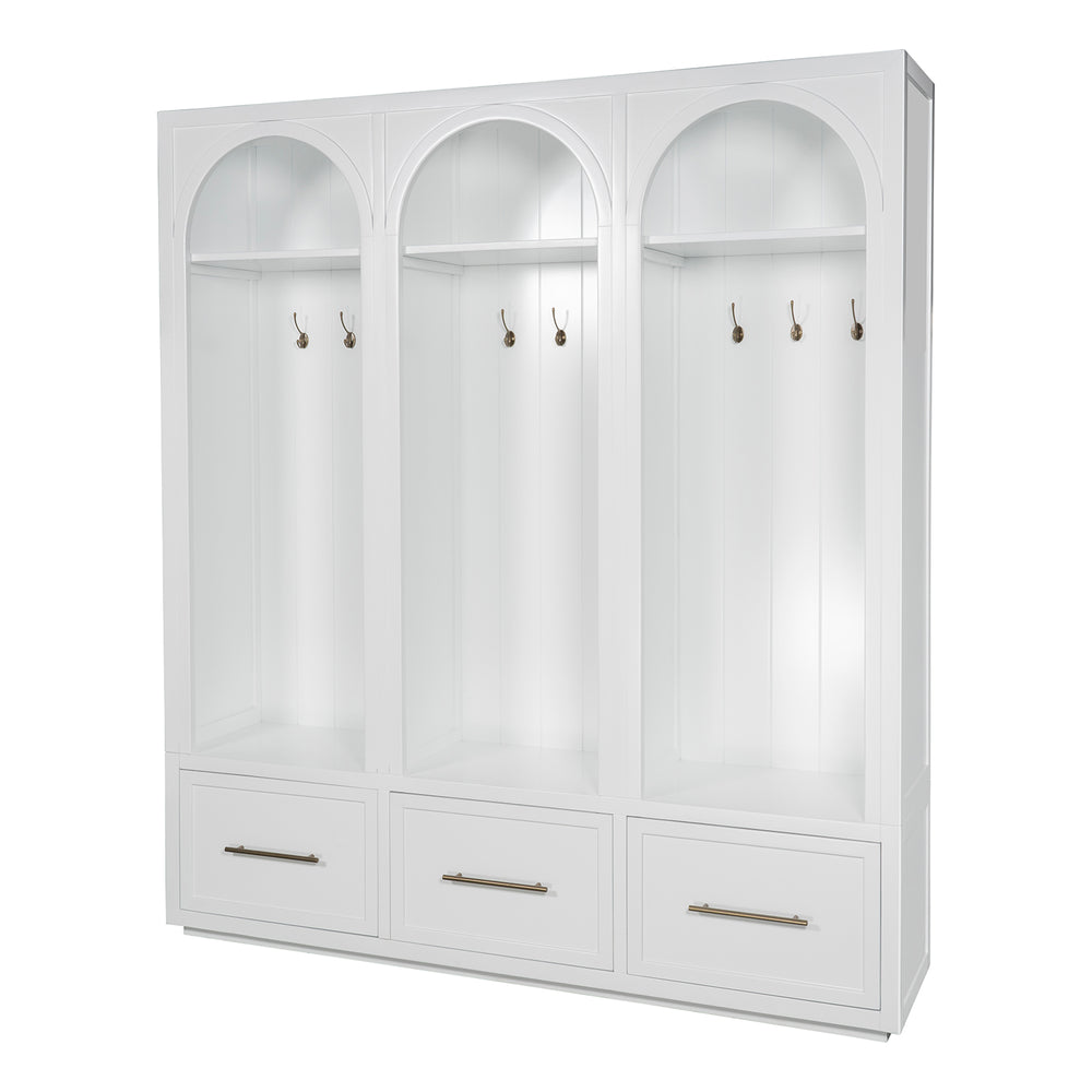Arch Triple Bay Locker Cabinet