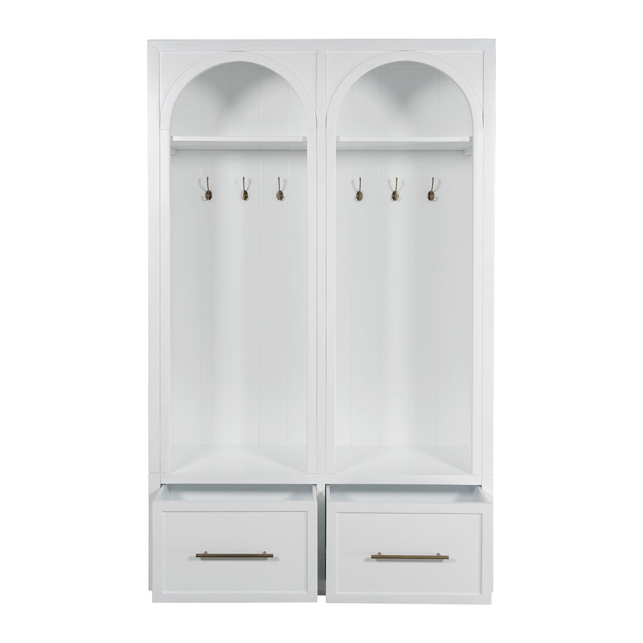 Arch Double Bay Locker Cabinet