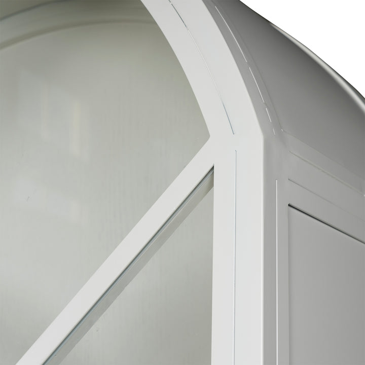Cathedral Glass Display Cabinet