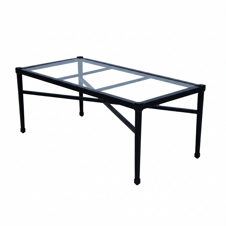 Amalfi Outdoor Black Coffee Table