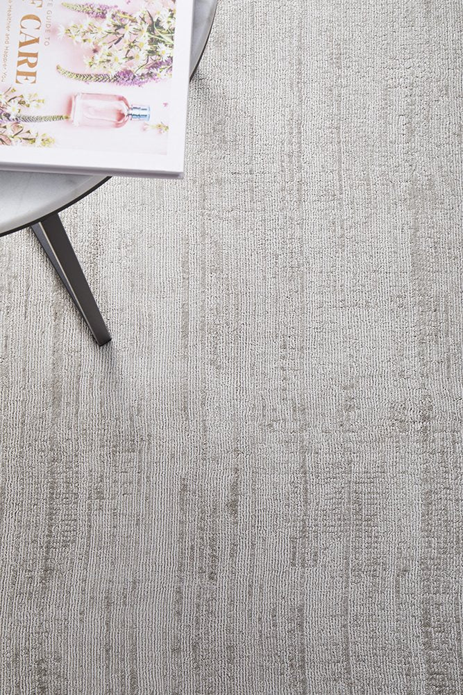 Blair Silver Viscose Rectangle Rug