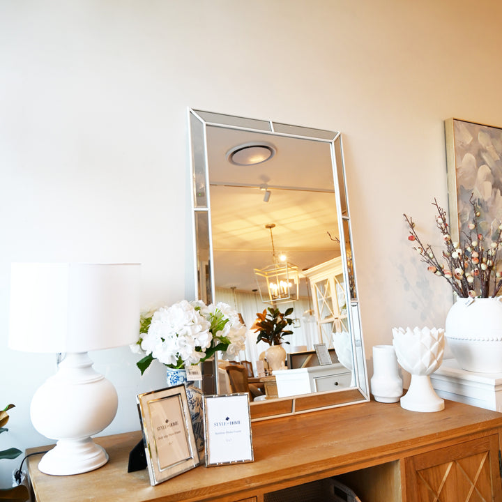 Windsor White Rectangular Wall Mirror
