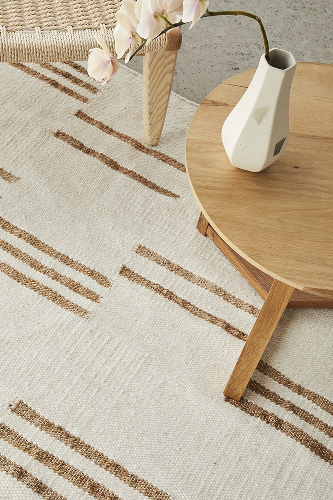 Sarah Wool Jute Cotton Rectangle Rug