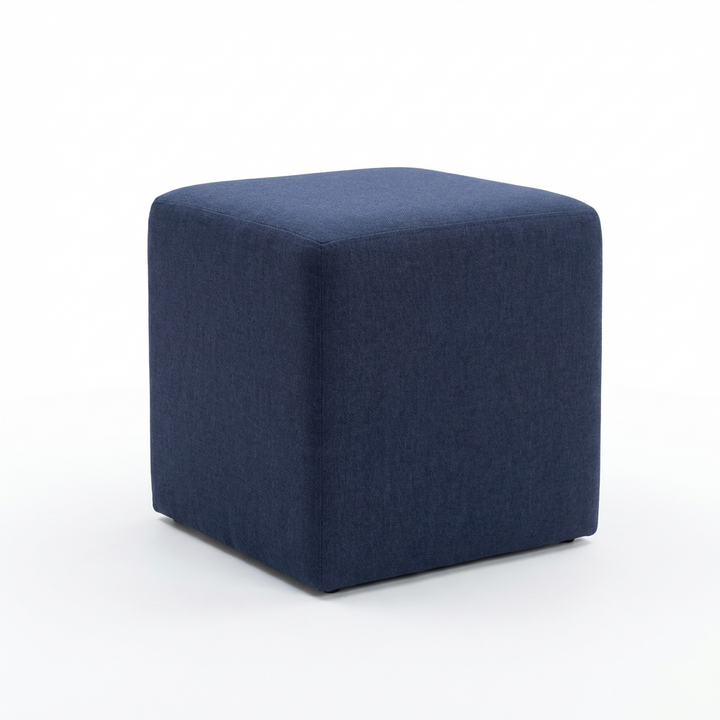 Justine Upholstered Cube Ottoman