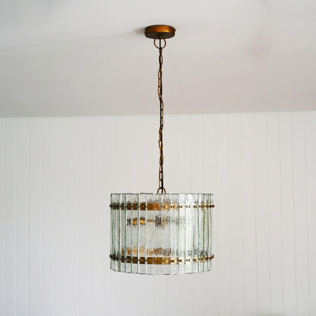 Evie Casted Glass Chandelier