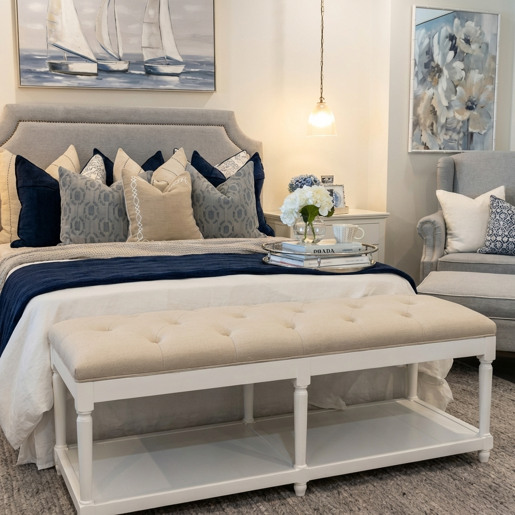 Ribbed Glass And Brass Pendant