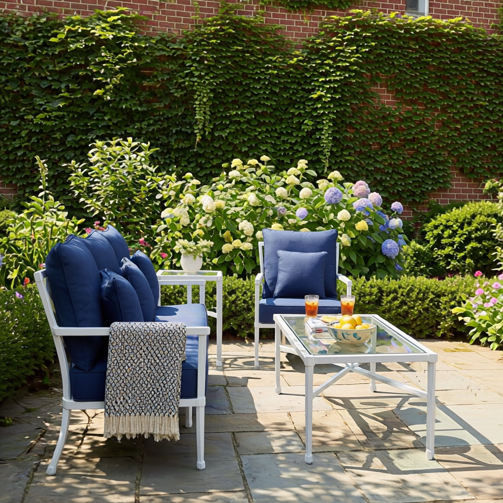 Amalfi White Outdoor Armchair