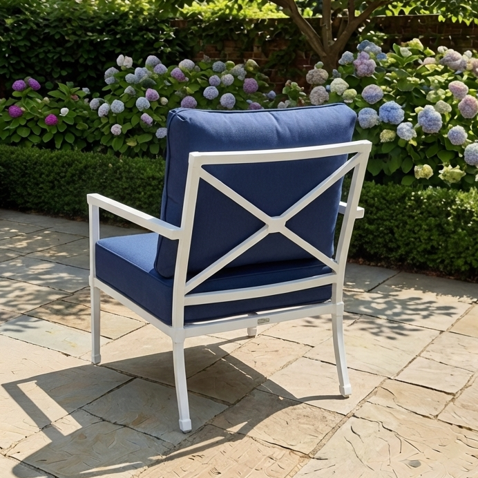 Amalfi White Outdoor Armchair