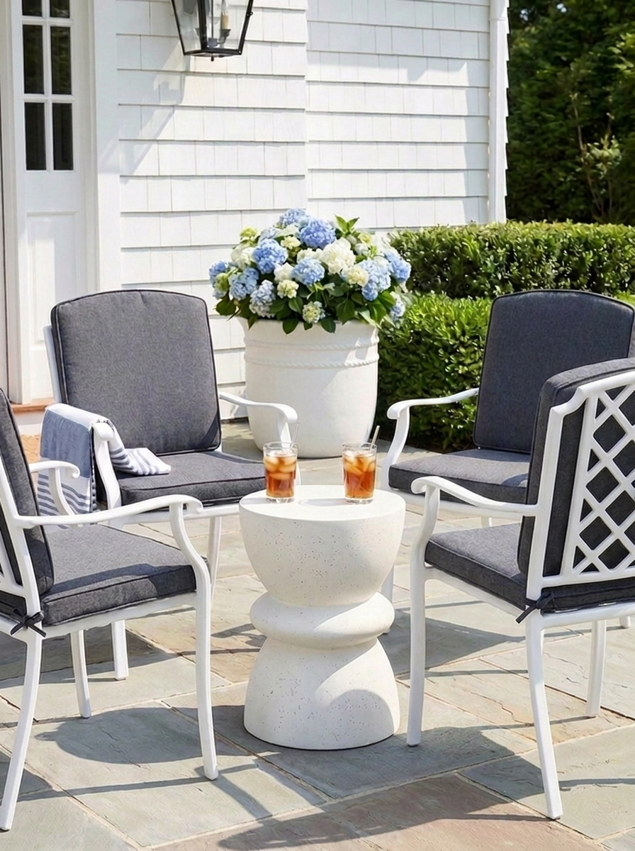 Seacliff Indoor Outdoor Fibre Clay Stool