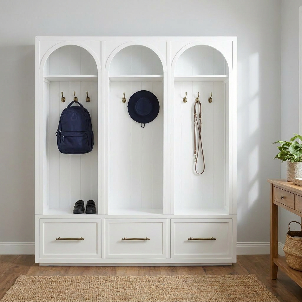 Arch Triple Bay Locker Cabinet