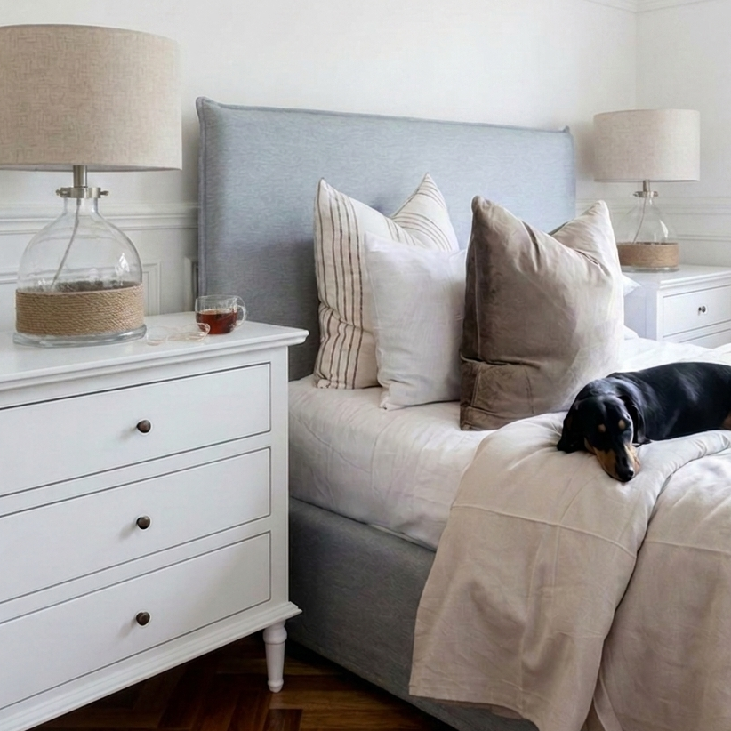 Sophia Large Bedside Table