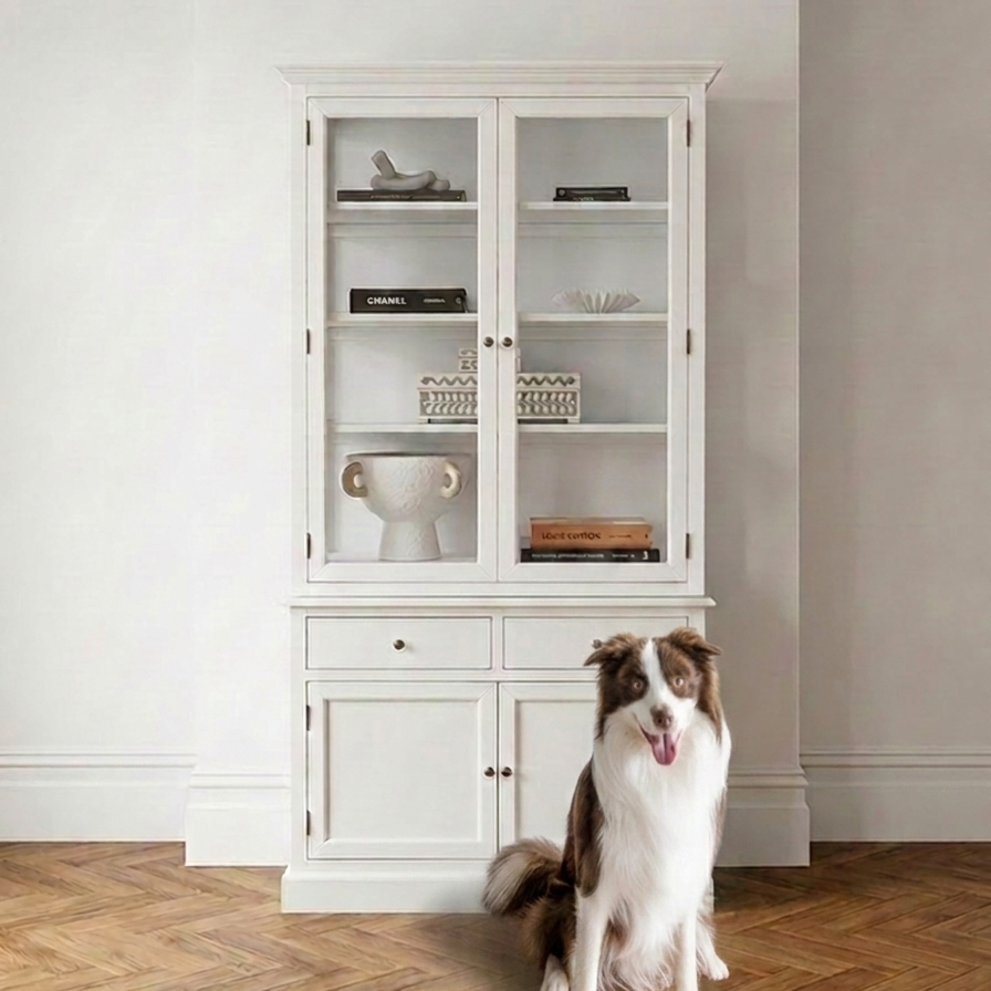Audrey Medium Glass Display Cabinet