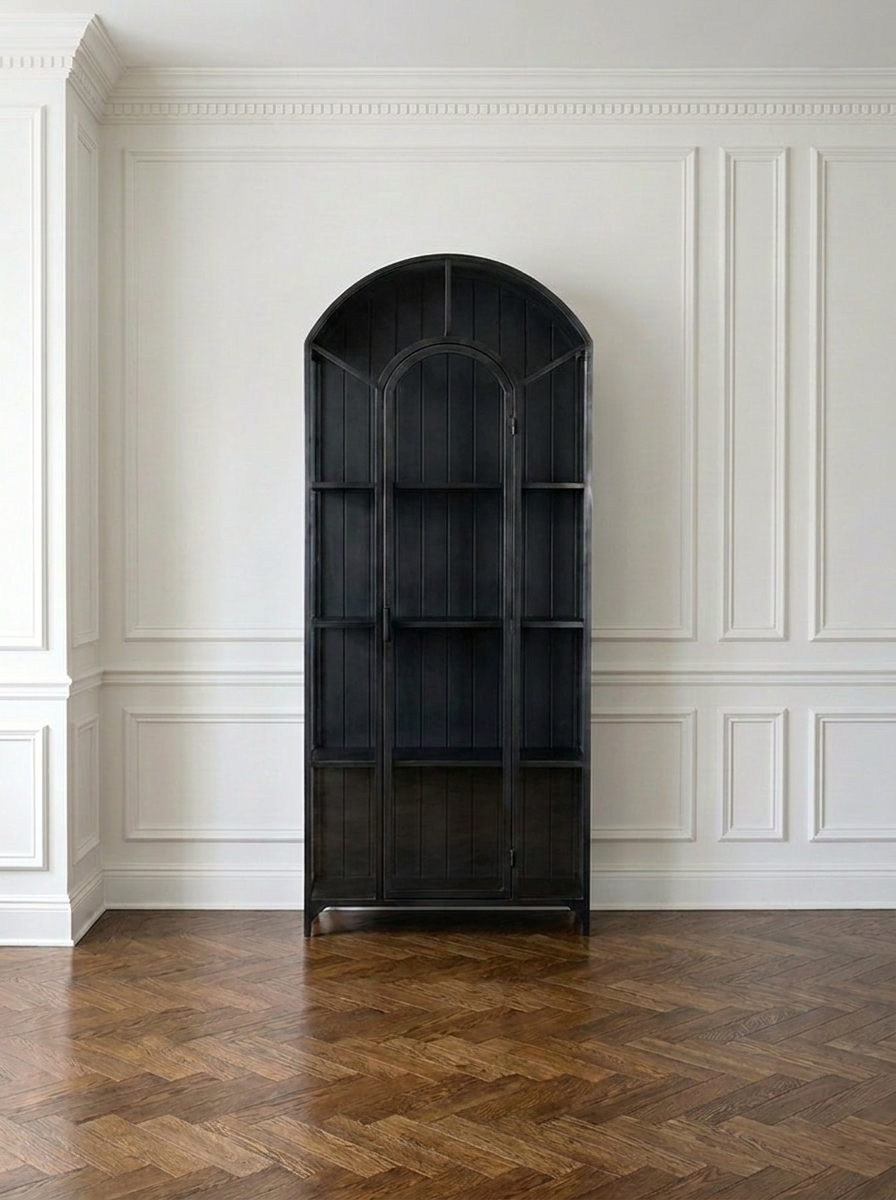 Cathedral Glass Display Cabinet