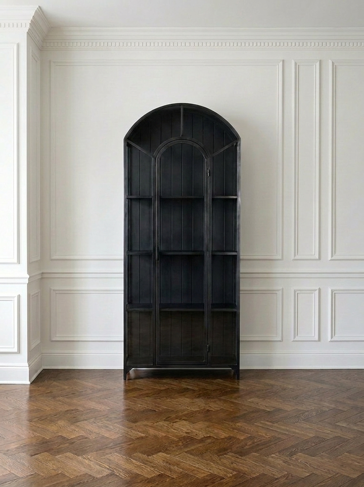 Cathedral Glass Display Cabinet