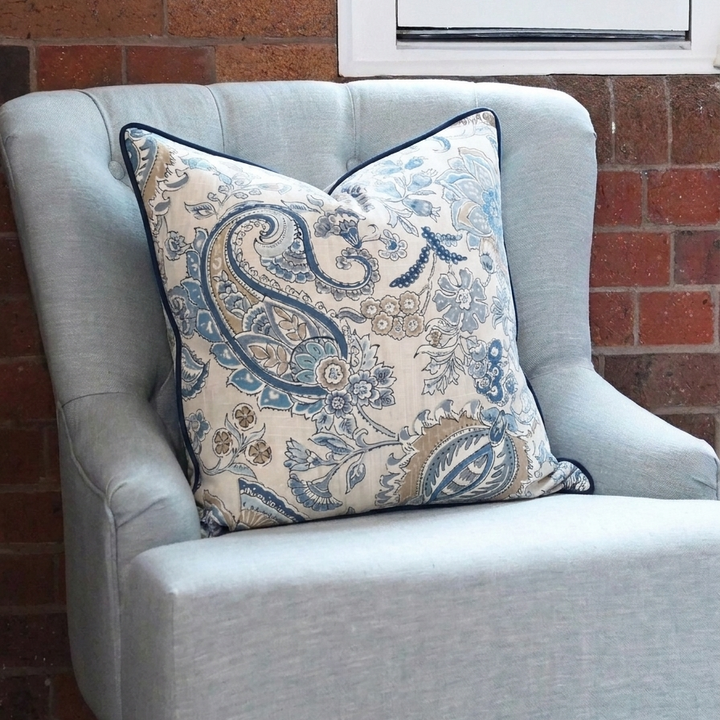 Woodland Blossom Square Cushion