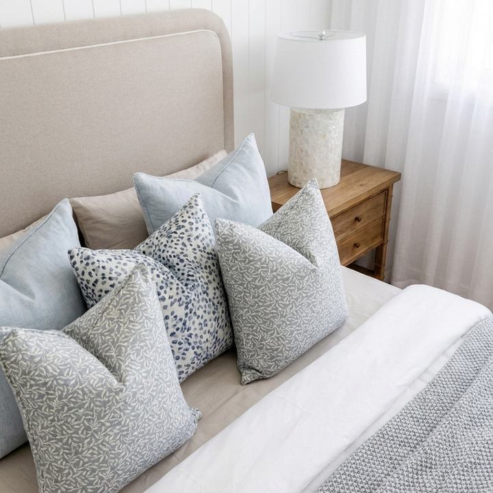 Willow Leaf Square Cushion