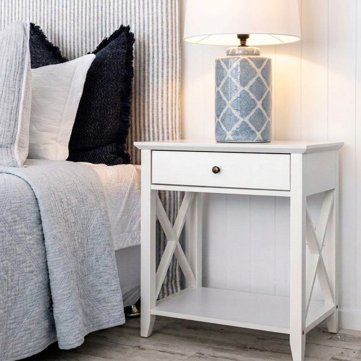Nantucket Bedside Table - Flat Packed