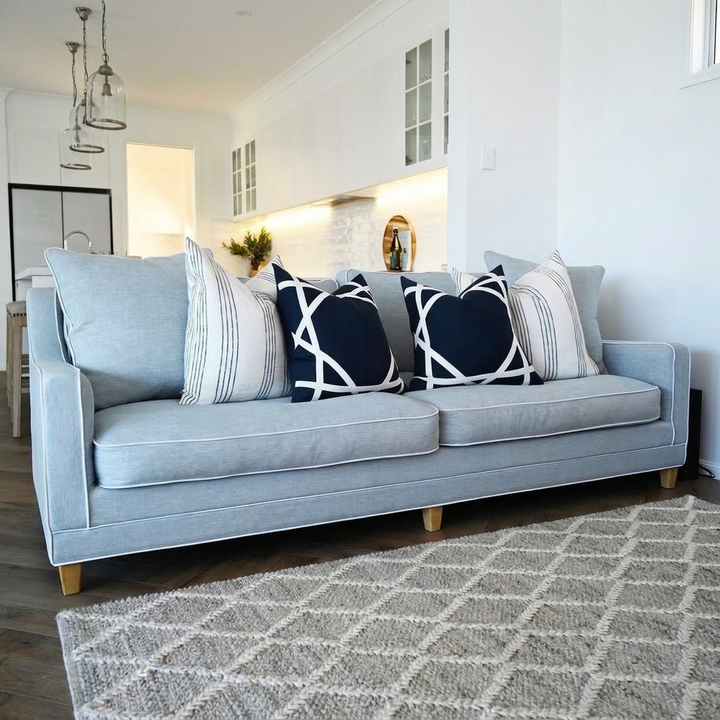 Martha 3 Seater Linen Lounge