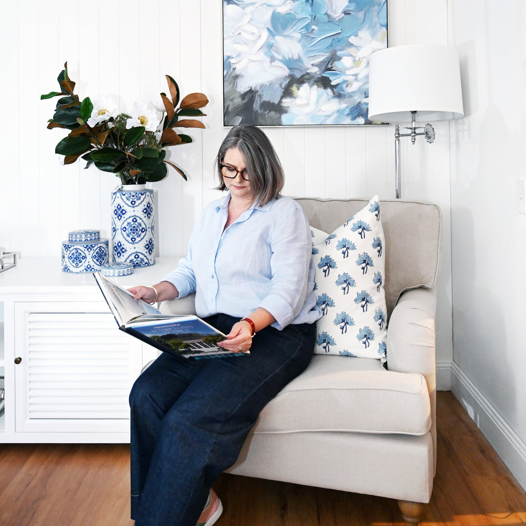 Madeline Linen Armchair