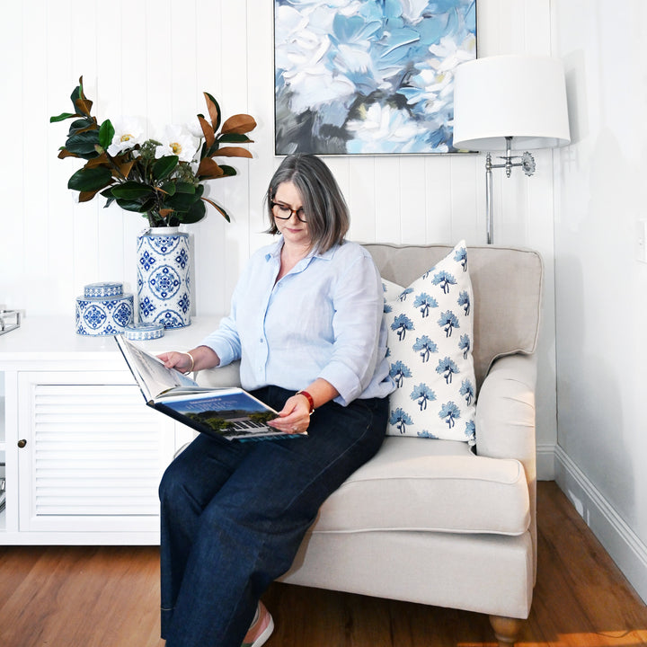 Madeline Linen Armchair