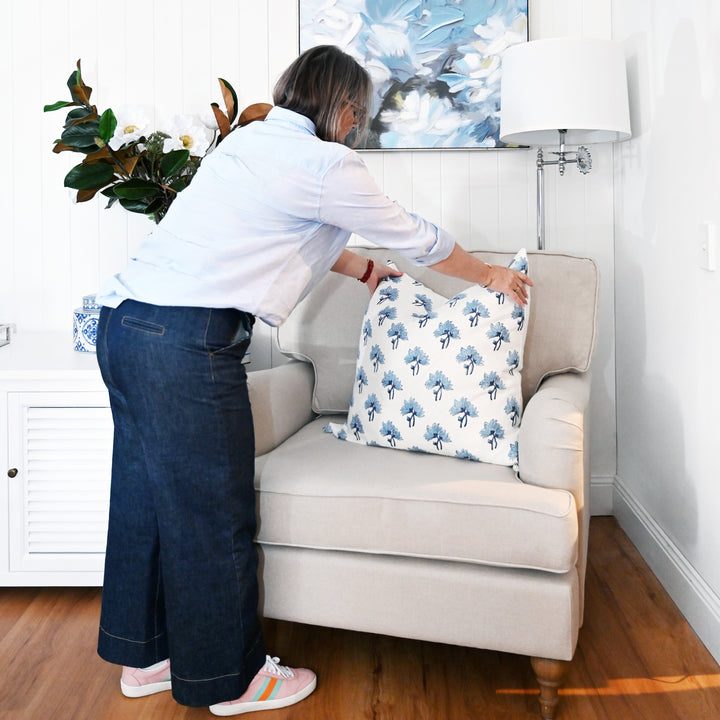Madeline Linen Armchair
